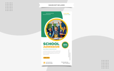 Diseño de banner para redes sociales con motivo del regreso a clases