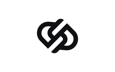 Dsp Monogram Logo Design Template