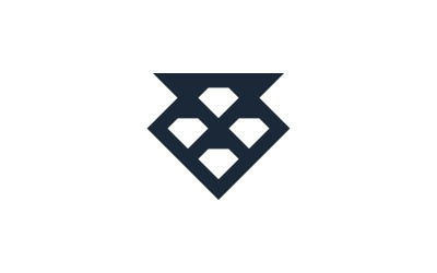 Four Diamond Logo Design Template