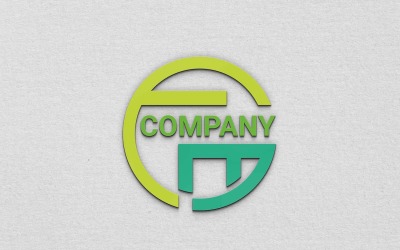 Kreatives und minimalistisches FM-Logodesign