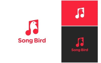 Song Bird Musik Musikaliska logotyp