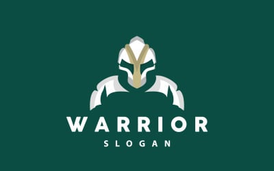 Spartan Logo Vector Warrior Knight Soldier V2