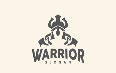 Spartan Logo Wektor Wojownik Rycerz Żołnierz V3