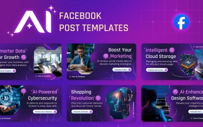 Szablony postów na Facebooku ze sztuczną inteligencją