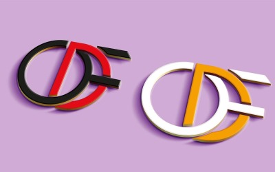 Design del logo ODF creativo e minimalista