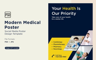 Medical Poster Design Template 35