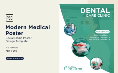 Medische posterontwerpsjabloon 15