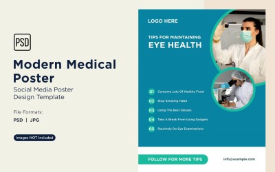 Medizinische Poster-Design-Vorlage 05