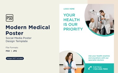 Modello di progettazione di poster medico 41