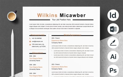 Modern And Clean Minimalist Resume Design