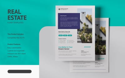 Real Estate Flyer PSD Design Templates Vol 122