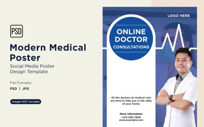 Szablon projektu plakatu medycznego 18