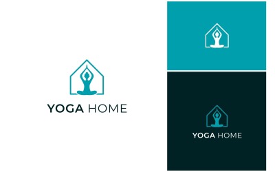 Yoga Home Meditation Logotyp