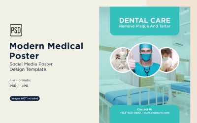 Modello di progettazione di poster medici 47