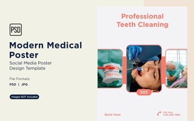 Modello di progettazione di poster medici 50