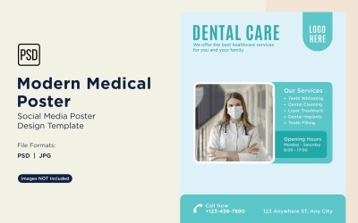 Modello di progettazione di poster medici 57