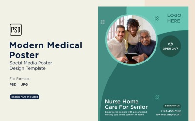 Modello di progettazione di poster medici 63