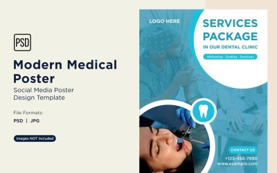 Modello di progettazione di poster medici 78