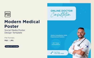 Modello di progettazione di poster medici 87