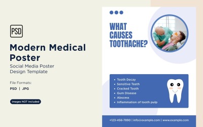 Modello di progettazione di poster medici 97