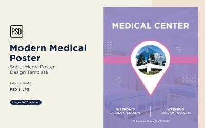 Modello di progettazione di poster medico 45
