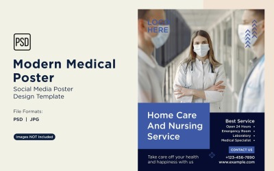 Modello di progettazione di poster medico 68