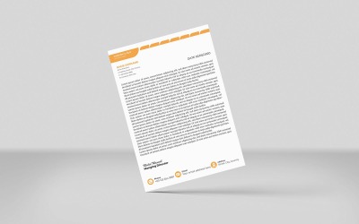 Carta intestata creativa Colori carbone Carta intestata aziendale Modello di identità Design Stile minimalista