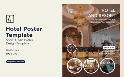Designvorlage für Hotelmarketing-Poster 86