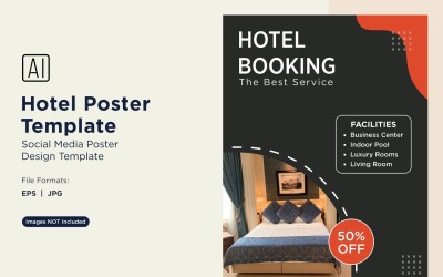 Designvorlage für Hotelmarketing-Poster 90