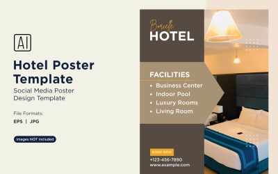 Designvorlage für Hotelmarketing-Poster 93