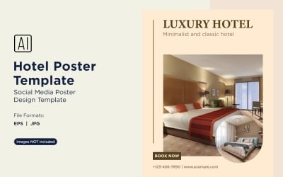 Hotel Marketing Poster Design Template 96