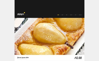 Tema De WordPress "Cafe" #45241