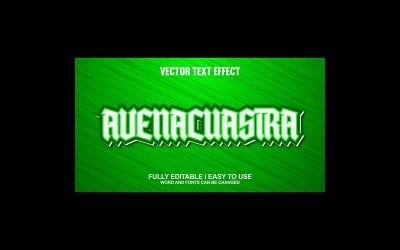 Avenacustara Fully Editable Vector 3D Text Effect