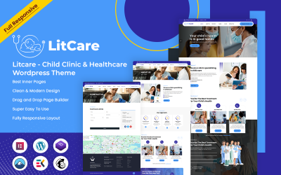 Litcare-儿童诊所和医疗保健 Wordpress 主题