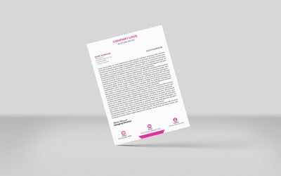 Creative Brevhuvud Minimal Style Mall (1 färg rosa)