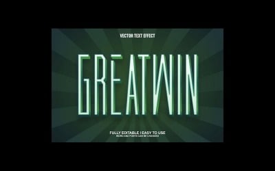 Greatwin Fully Editable Vector 3D Text Effect