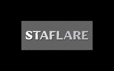 Staflare helt redigerbar vektor 3D-texteffekt