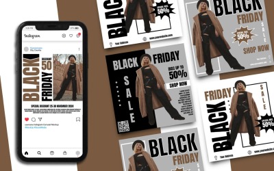Black Friday Instagram-Post-Vorlage 13