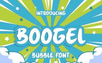 Boogel 是一款新的气泡手写字体