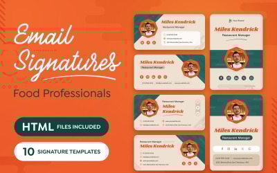 E-Mail-Signatur - Essen und Restaurant