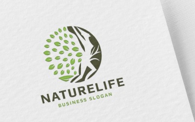 Kvinnor Natur Life Professional Logotyp