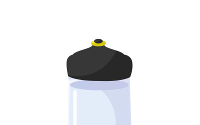 Protein shaker isolated. vector illustration