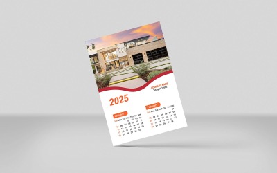 2025 Väggkalenderdesign