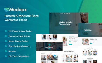 Medepx - Tema Wordpress de Saúde e Assistência Médica