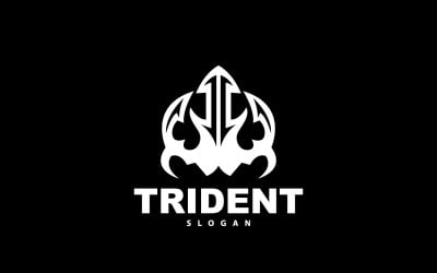 Trident Logo Spear Poseidon Neptune Triton V6
