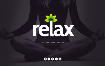 Modèle de site Web de yoga