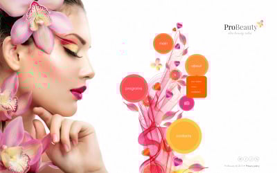 Plantilla Web para Sitio de Salón de Belleza