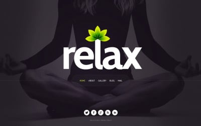 Plantilla Web para Sitio de Yoga