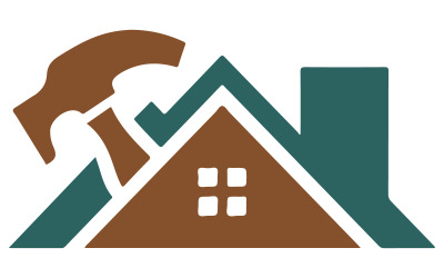 A modern and sleek logo for Home construction company