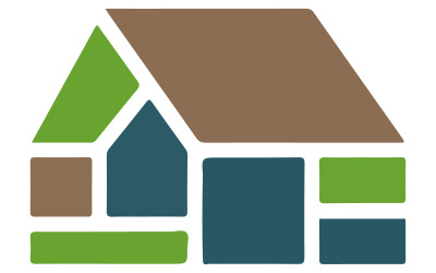 Een modern strak logo voor een woningbouwbedrijf
